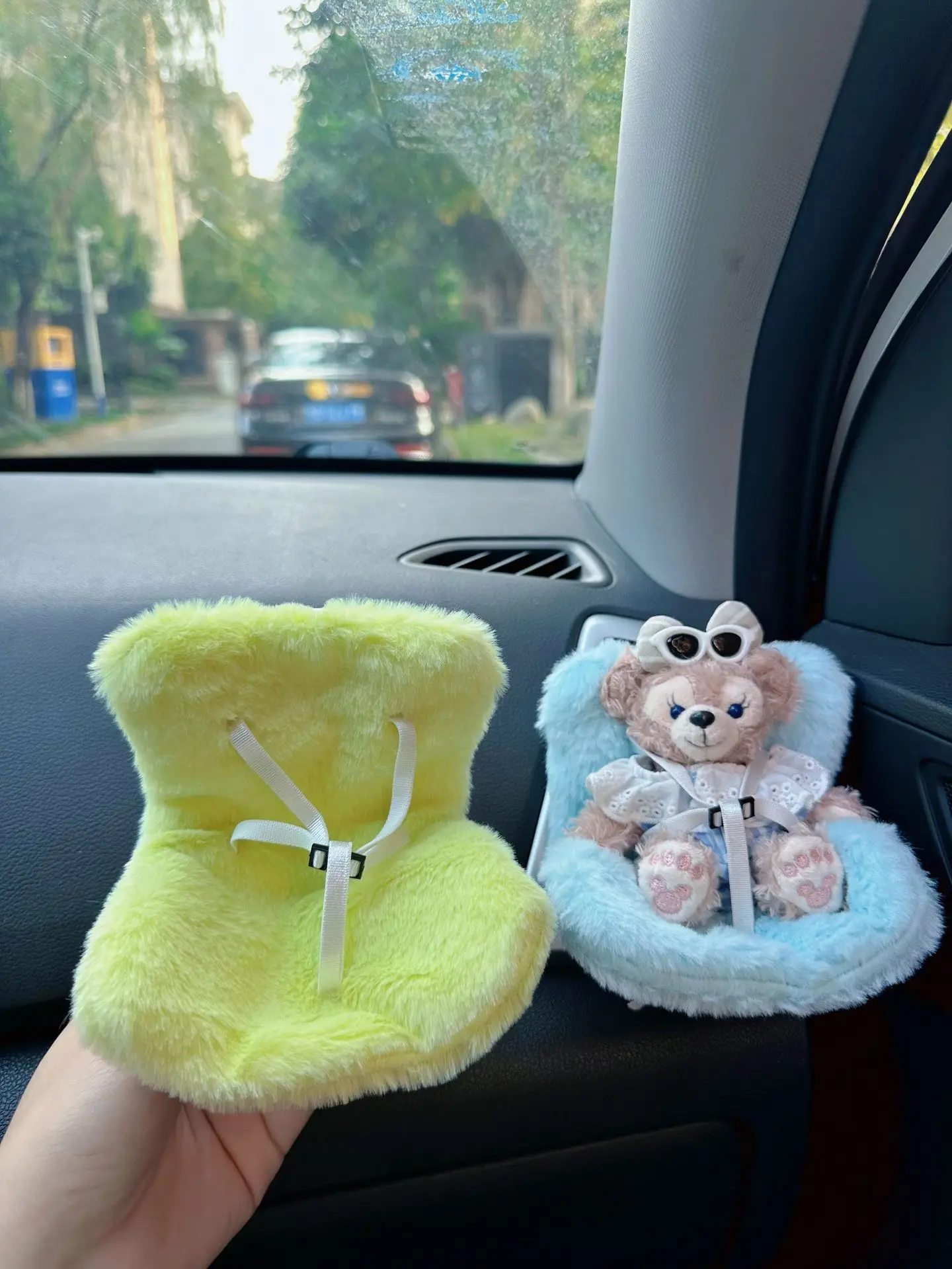 15-17cm Doll Seat for Labubu Carseat Safety Seat Cute Doll Air Outlet Aromatherapy Decoration High-grade Car Interior Decoration