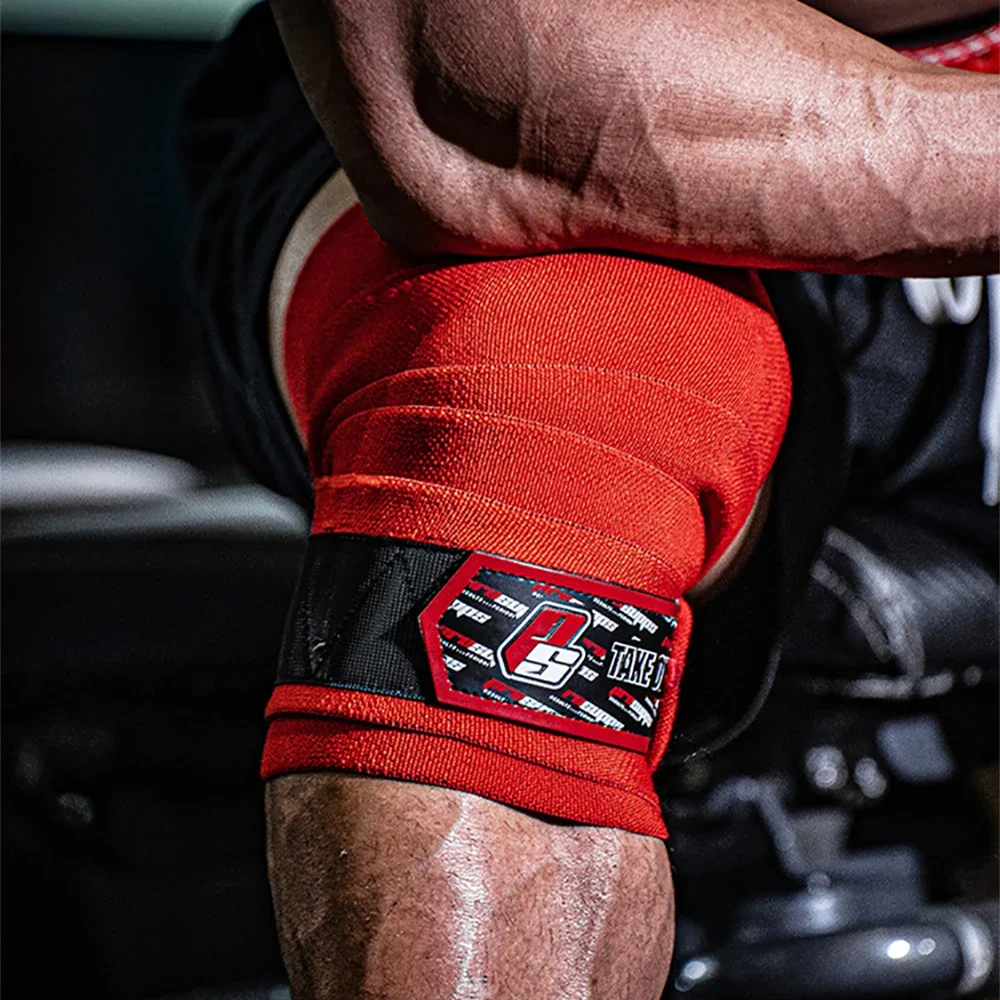 1PC PSII 200cm Gym Fitness Knee Bandage Compression Support Braces Pads Kneepad for Leg Exercises Basketball Sport Protect Knees