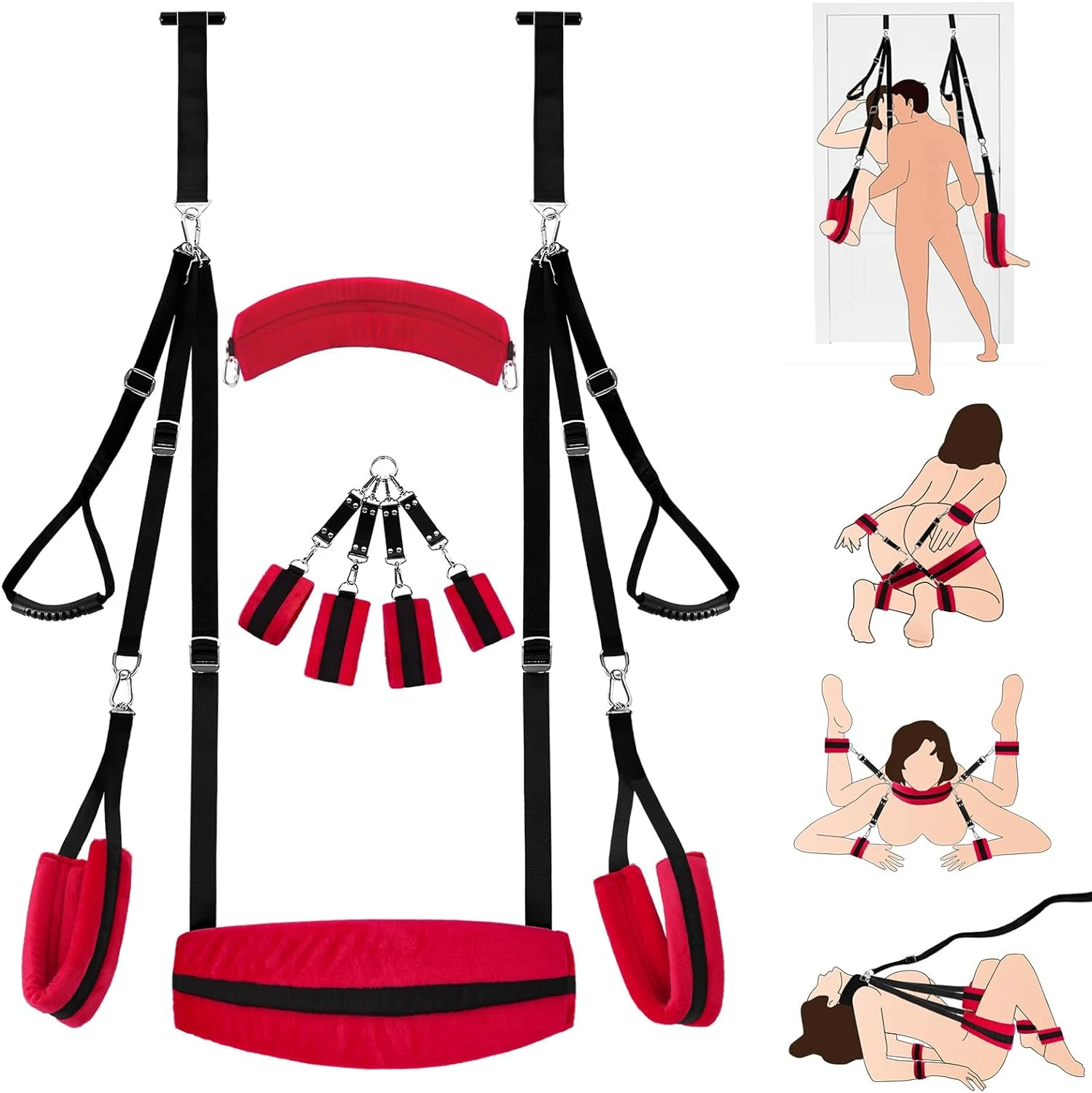 5 in 1 Sex Sling Swings BDSM Bondage Hangmat Kit