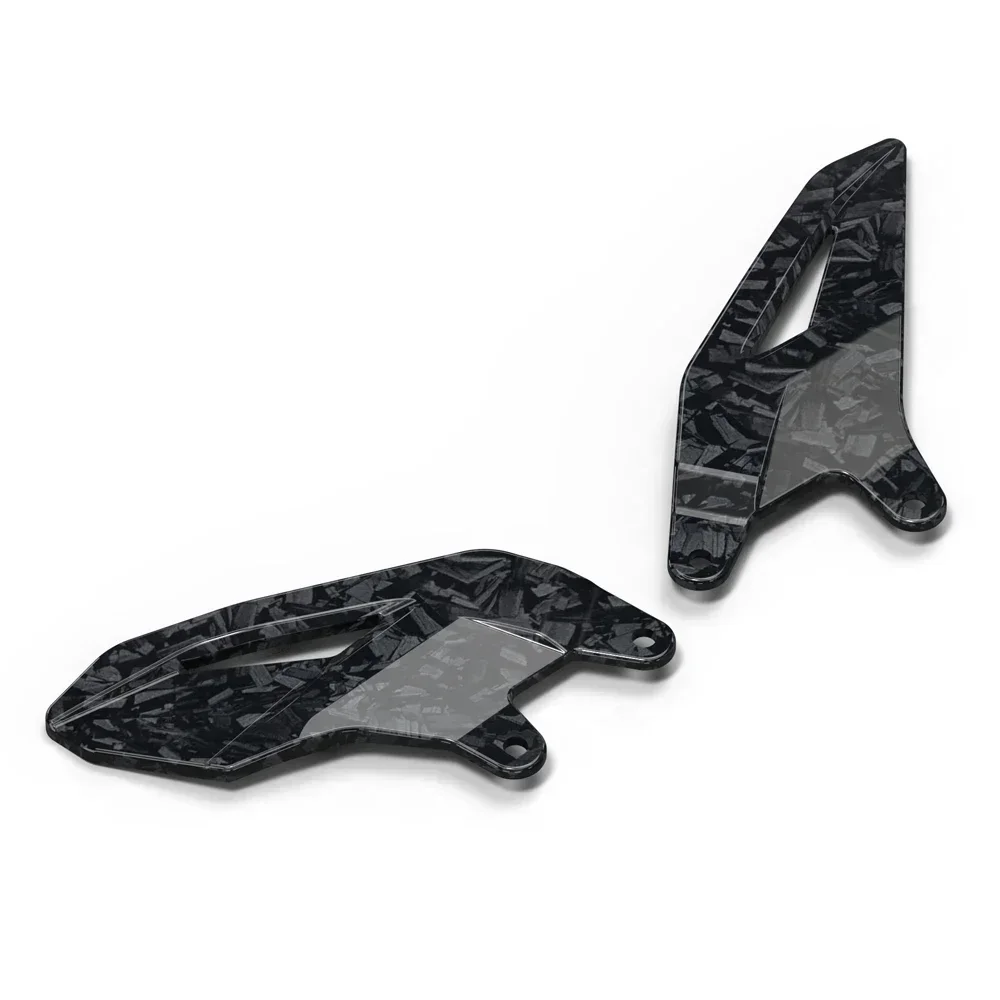 For Yamaha R7-Motorcycle Foot Pedal Heel Guard Plates Decoration Carbon-look