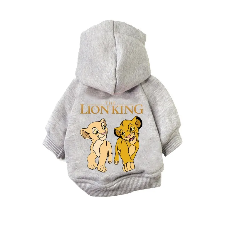 Pet Clothes Disney Anime Pattern Dog Mickey Minnie Hoodie Small And Medium Vest Outdoor Sweatshirt
