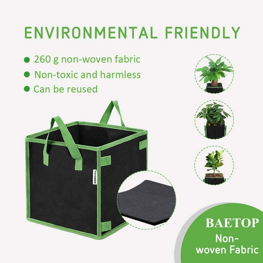 VIVOSUN 5 Pack Grow Bags Fabric Pot Nursery Soil Bag Aeration Plant  Container