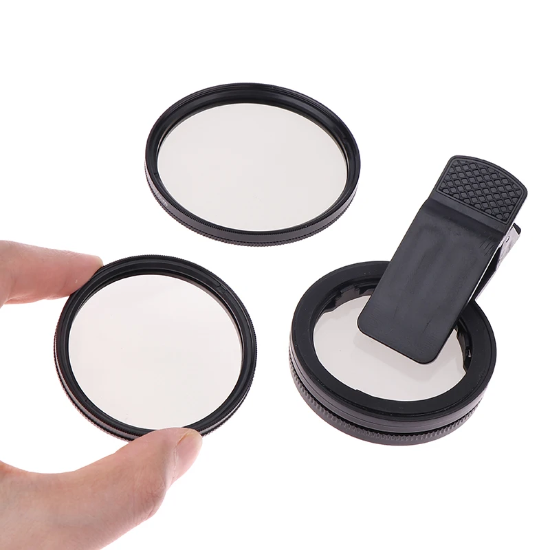 Plastic 1 Set CPL Polarizer Eliminates Reflection And High-Definition Filter Mobile Photography Polarizer Lens Filter With Clip
