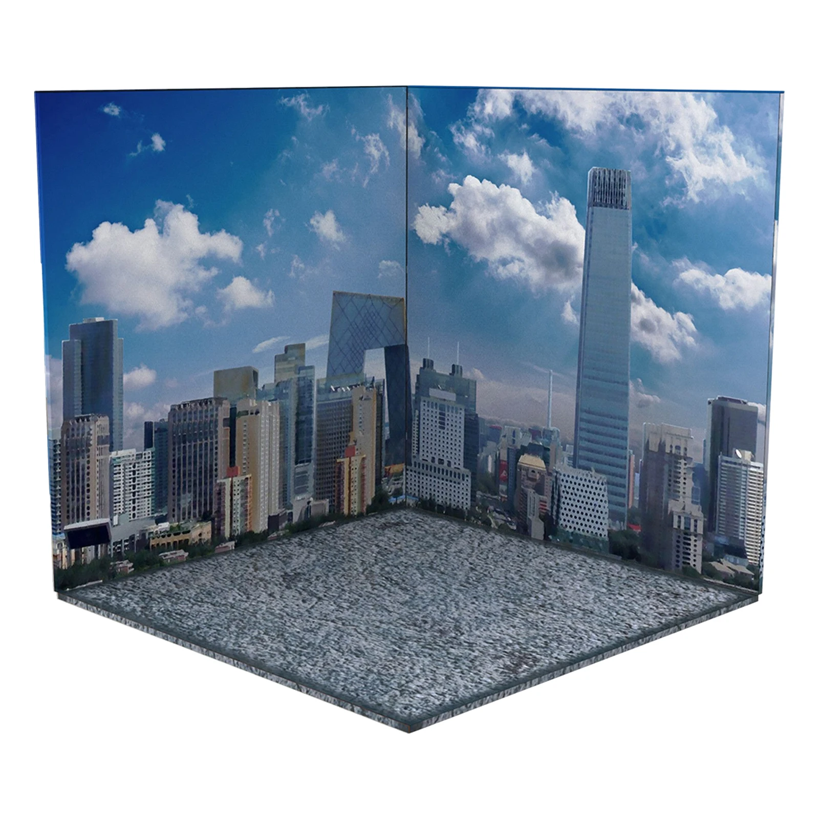 1/12 Scale Photo Backdrop for Action Figures Diecast Car Dolls Diorama Layout