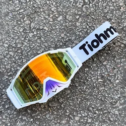 All - Terrain Anti - Fog Goggles with Colorful Frame & Multi - Tone Lenses (WT - Red)