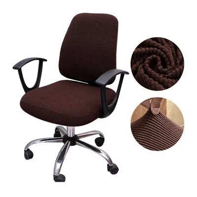 NentMent Lot De 2 Housses De Protection Pour Appui-tête De Chaise De Bureau - Housses En Tissu Pour Chaise De Bureau D'ordinateur, Chaise De Bureau Ergonomique à Dossier Haut Avec Roulettes