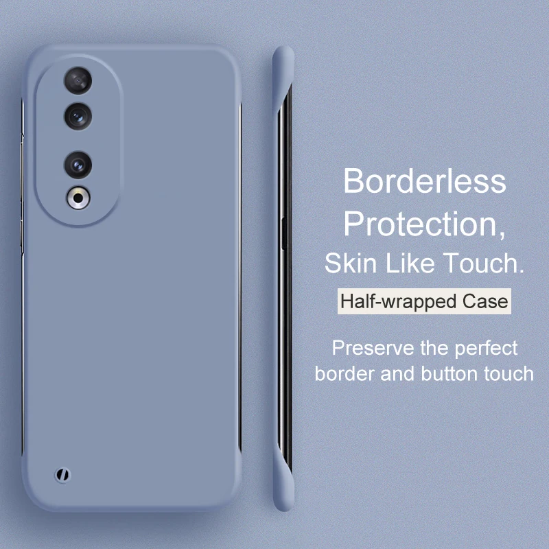 Coque de protection ultra fine en polycarbonate rigide sans bordure de couleur bonbon pour Huawei Honor 90 70 60 50 30 Pro Lite SE_voghion.com