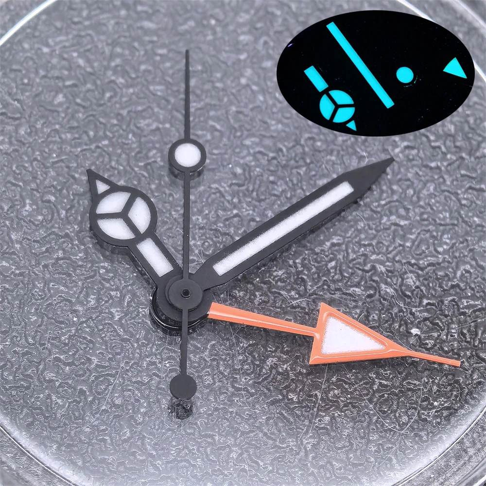 Blue & Green Luminous GMT Hands for Custom Wristwatch Crafting