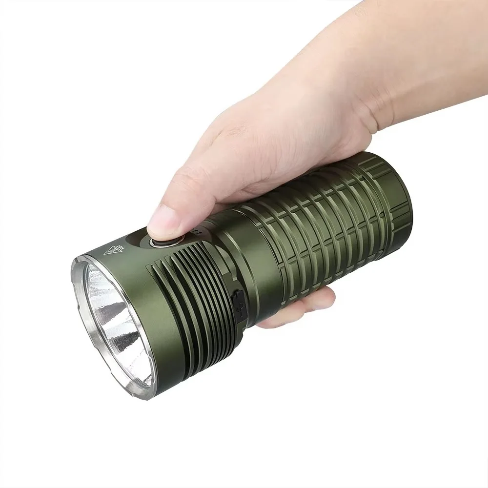 Torce LED COB ultra luminose da 1000-1200 lumen, ricaricabili tramite