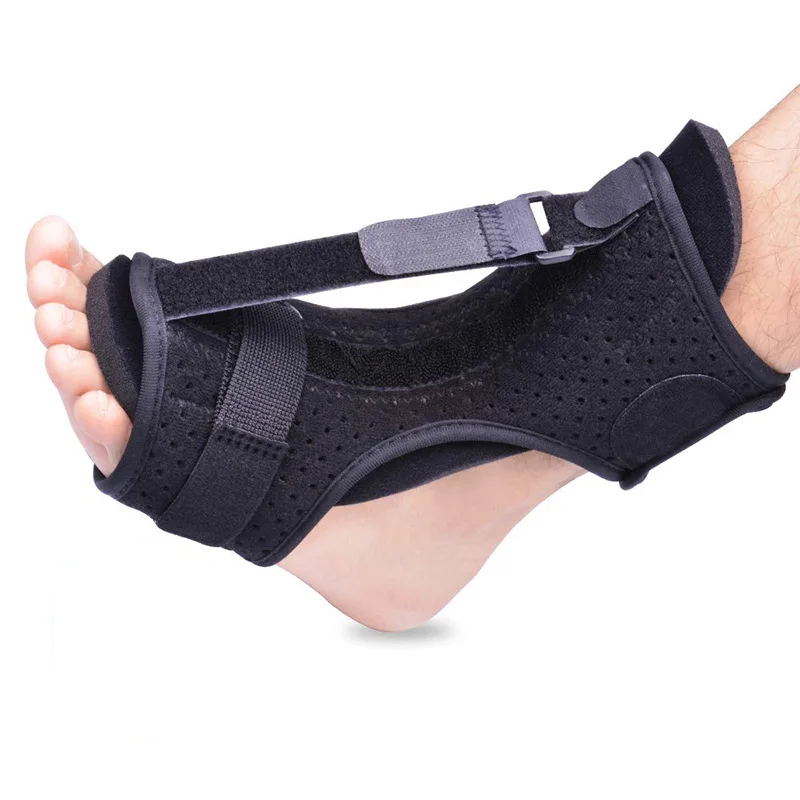 

1pc ajustável fasciite plantar noite tala pé gota orthose estabilizador cinta suporte noite talas alívio da dor anklesurance