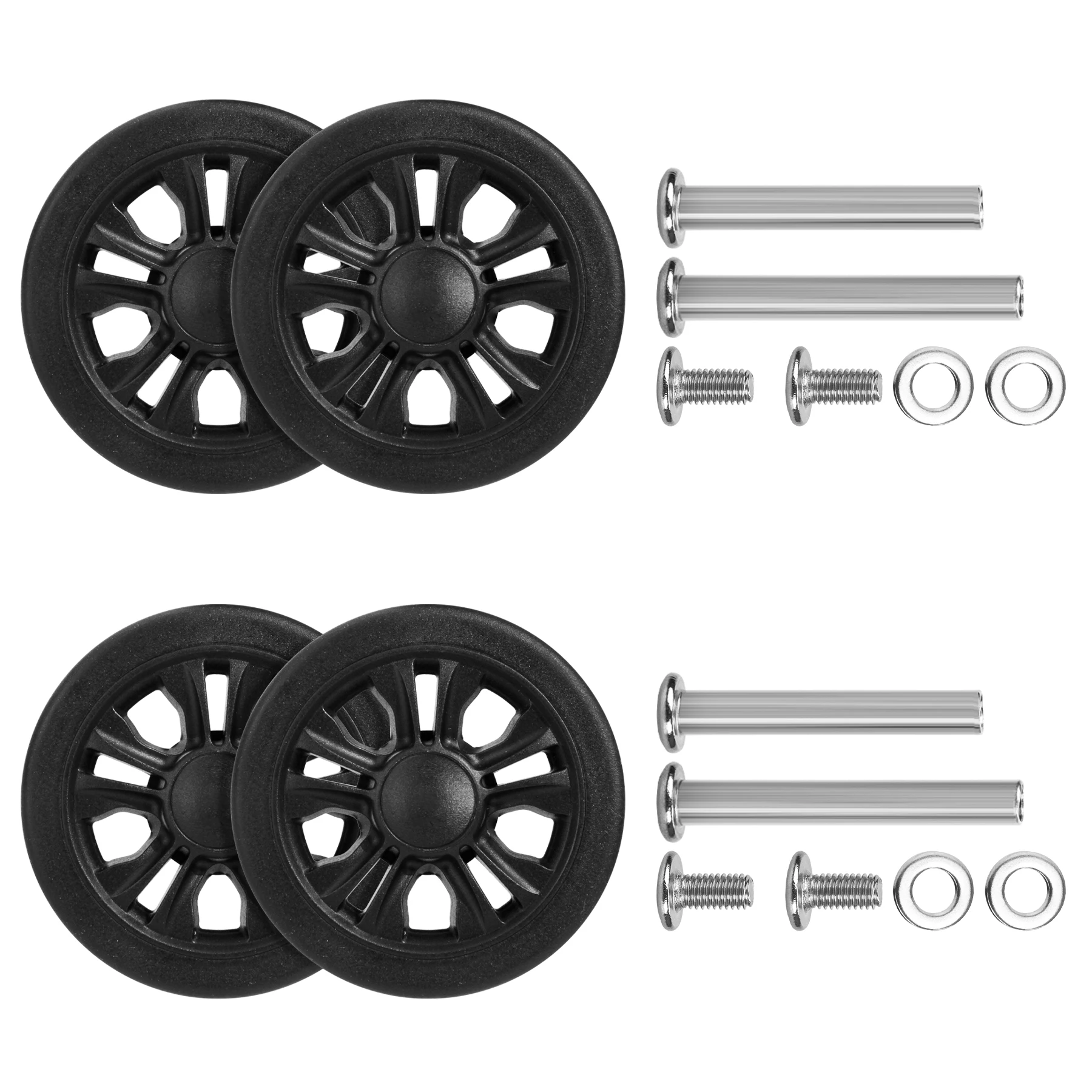 

4 шт./набор, сменные колеса для чемодана, 55 мм