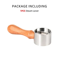 Stainless Steel Coffee Machine Lever Replacement (With Wood Handle)