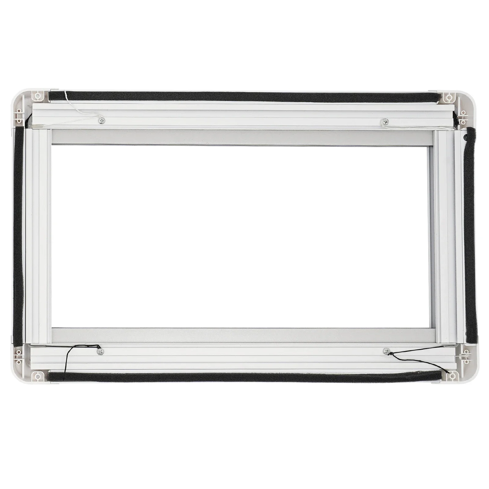 500 x 300 mm RV-Aussteckfenster mit abgerundeten Ecken und geraden Ecken aus gehärtetem Glas für Wohnmobile, Wohnwagen, Wohnmobile, mit Bildschirm – Detail 8
