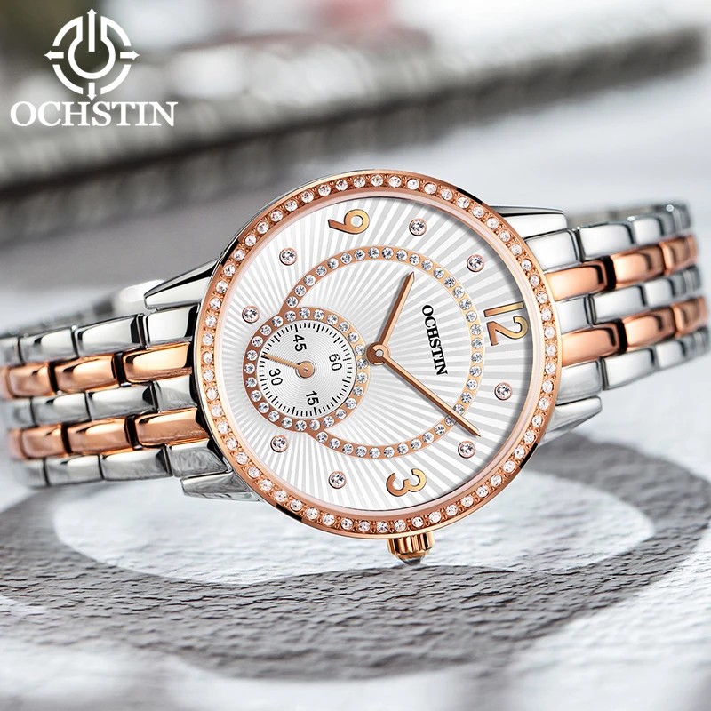 OCHSTIN Hot Model 2024 Urban Beauty Series Fresh and Simple Japanese Quartz Movement Waterproof Wrist Watch Quartz Watch