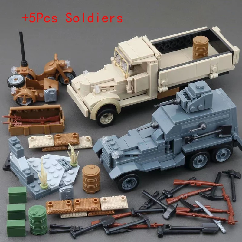 

Military Japanese Army Weapon WW2 Heavy Armored Vehicle Type 89 92 Track Battle Tank Building Blocks Bricks Classic Model Toys