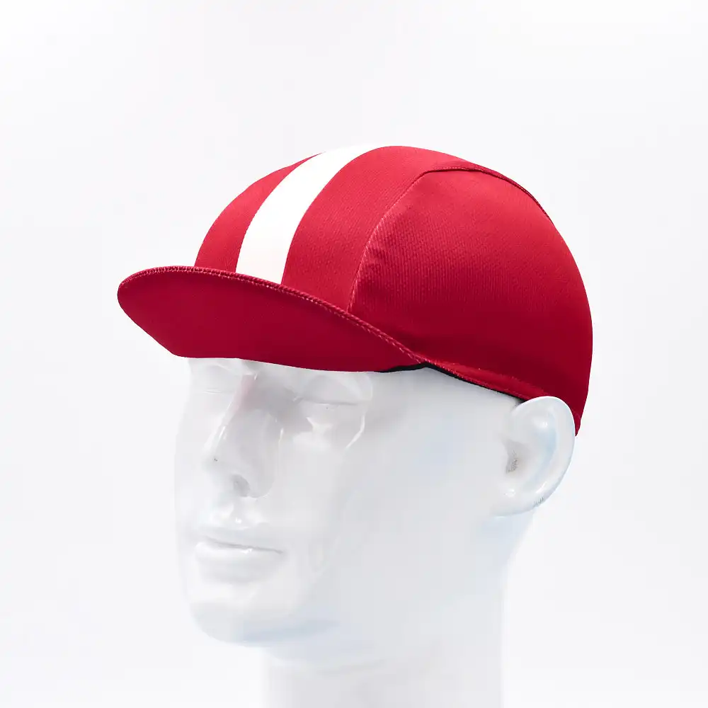 Classic Italia Black Red Men's Cycling Caps Quick Dry MTB Road Bicycle Hats 4