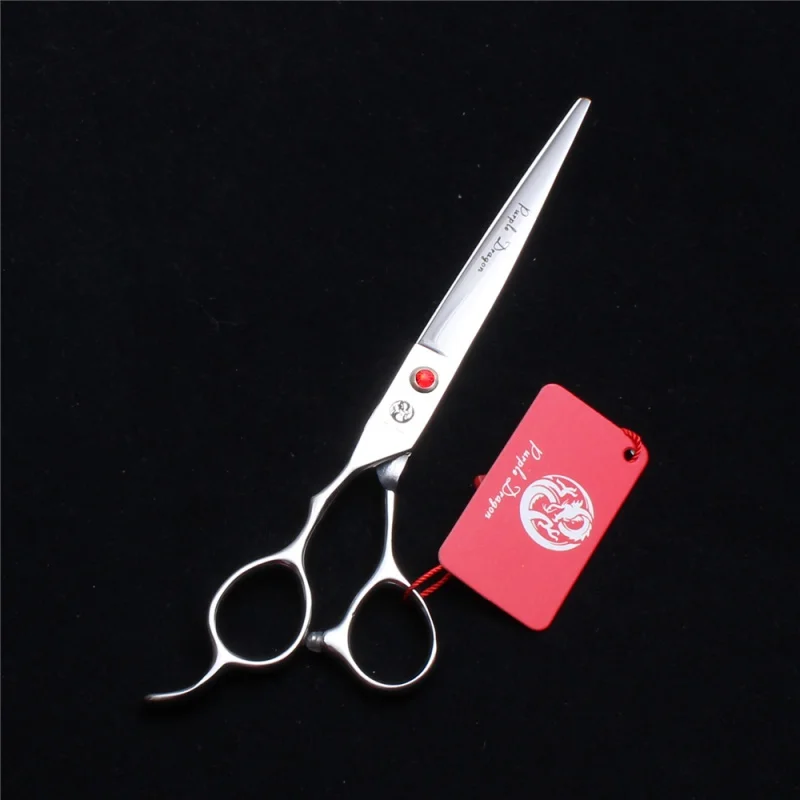 

Left Hand 7 inch Purple Dragon Stainless Hairdressing Scissors Cutting Scissors Barber Shop Professional Hair Scissors Z8000