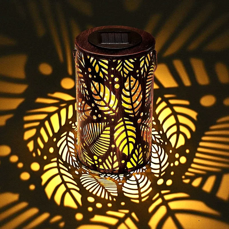 

Фонари на солнечной батарее с ручкой, водонепроницаемые, в стиле ретро