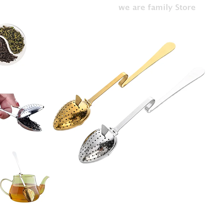 Tea Strainer Leaf Tea Filter Sieve Infuser Mesh Strainer Brewing Kitchen Accessories Stainless Steel