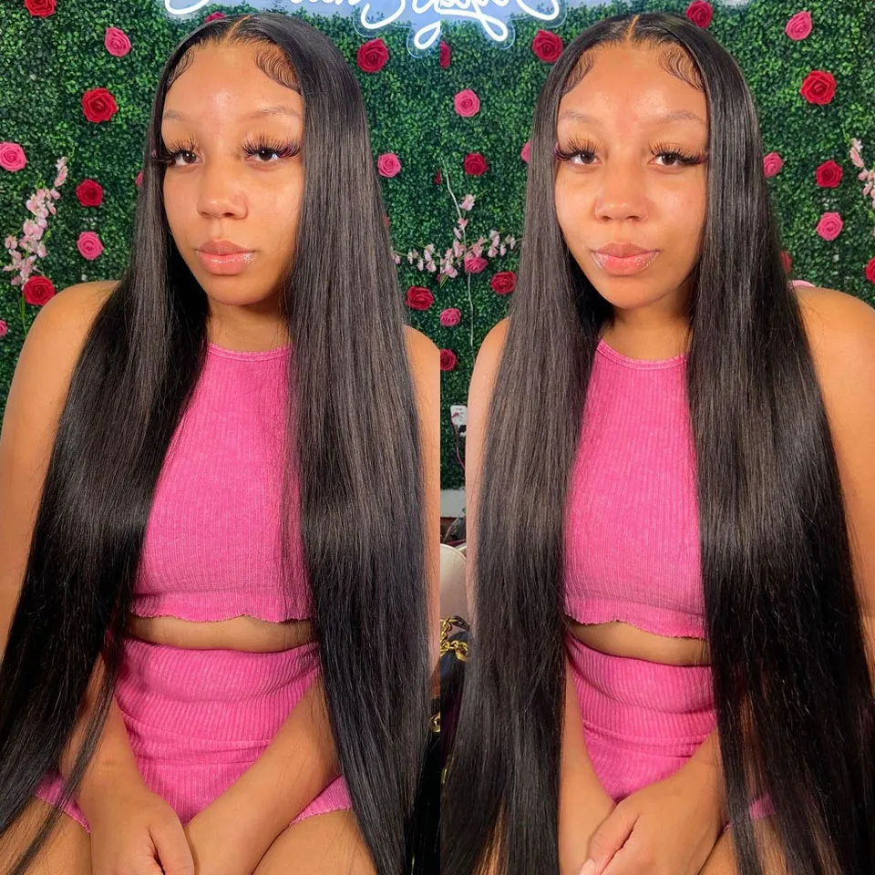 32 34 36 Inches Brazilian Straight Human Hair Bundles Hair Weave Bundles Remy Extensions 3 4 10A Virgin Tissage