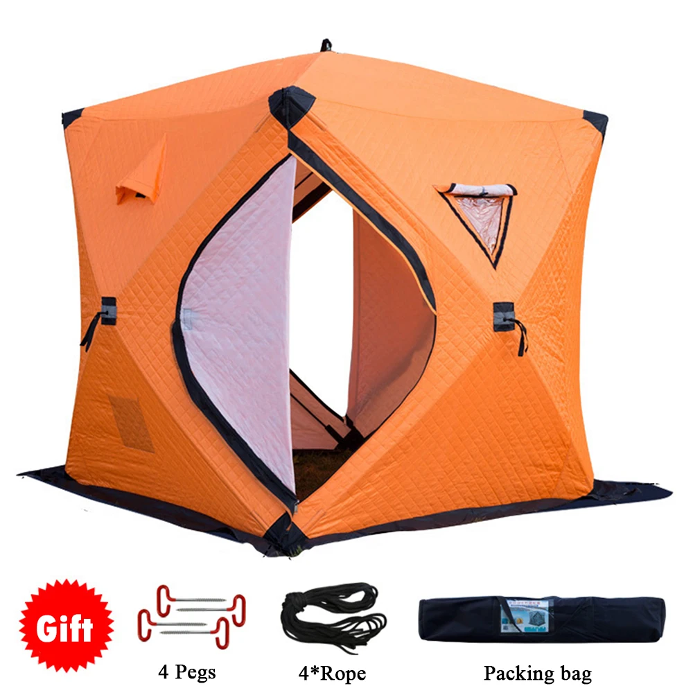 Portable Ice Fishing Tent 2x2x2.1 Meters Winter Outdoor Fishing