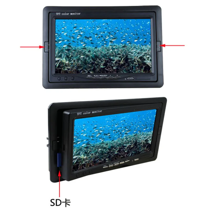 Parts 7'' & 9'' LCD Monitor Display for Underwater Inspection Fishing Camera Kit Accessory of SYANSPAN Fish Finder