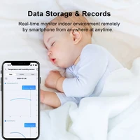 eWelink Zigbee Tiny Temperature Humidity Sensor APP Remote Monitor For Smart Home Assistant  hott Alexa Google Assistant 2