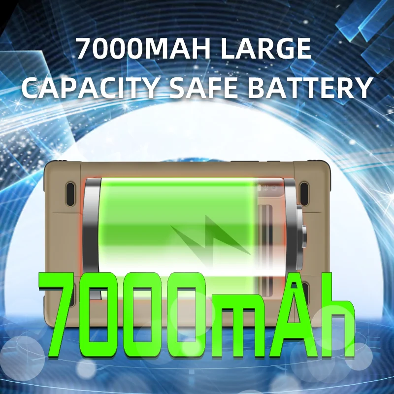 X7 드론 태블릿 2600 니트 햇빛 가독성 강화 러기드 UAV 태블릿 PC 7000mAh 산업용 카메라 현장 모니터 시스템용