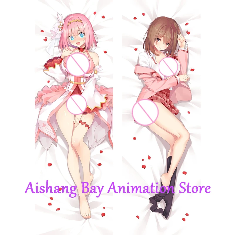 

Dakimakura Anime Pillow Cover Yui Double Sided Print Life-size Body Decoration