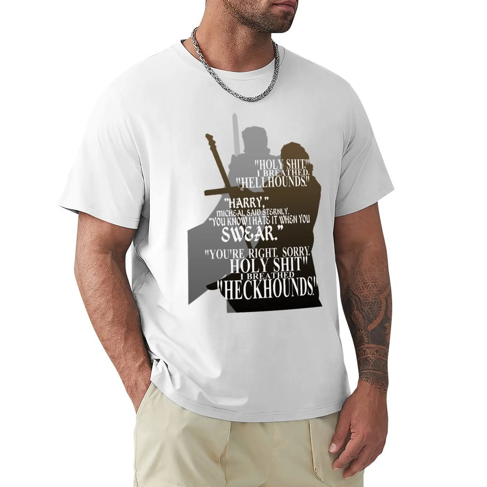 

First Fantasy Novels Secret Fool Moon Summer Knight Magic Dresden Files Harry Dresden Graphic For Fa T-Shirt