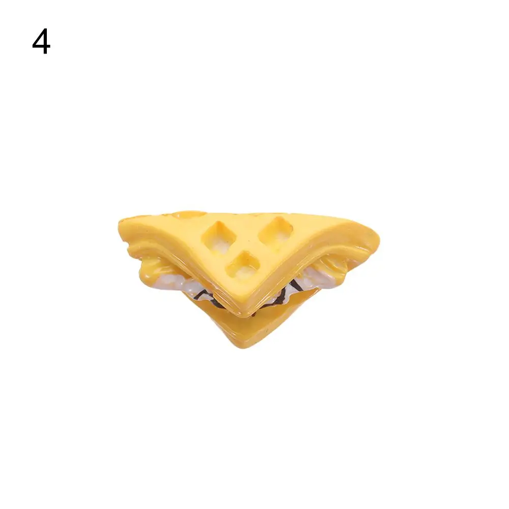 Mini Resin Bread Dollhouse Accessories for DIY Jewelry Making