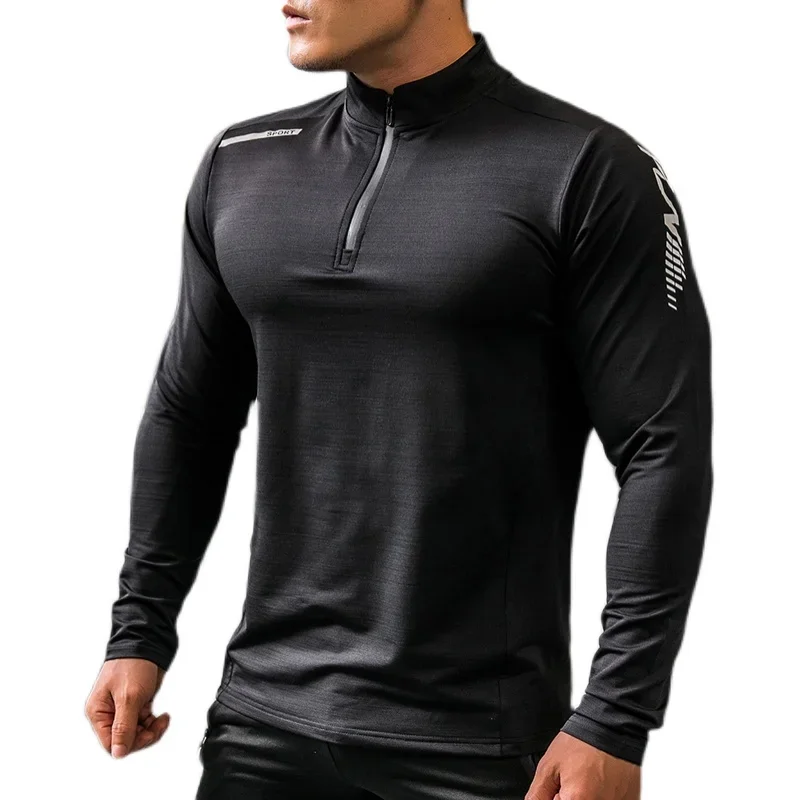 Dry Fit Compression Shirt Men Rashgard Fitness Long Sleeves Running Shirt Men Gym T Shirt Football Jersey Sportswear Sport Tight 6