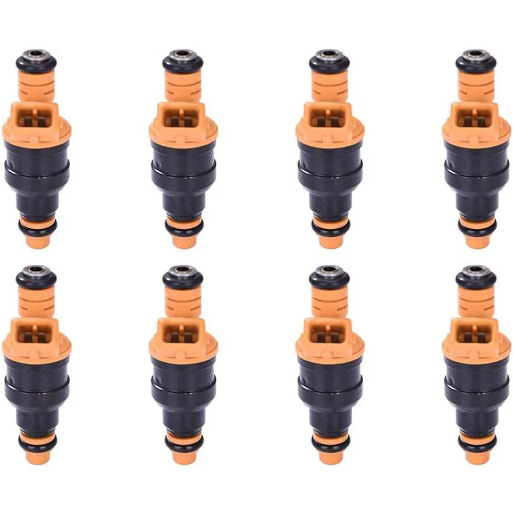 

8 PCS Engine Fuel Injector Replaces Part 280150943, 0280150939, Compatible with Ford Lincoln Mercury Vehicles F250, F350, E350