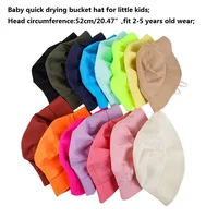 جديد بنما الصيف الطفل قبعة الشمس سريعة الجافة الأنشطة في الهواء الطلق قبعة ل 2-5Y الفتيان والفتيات الشاطئ الأشعة فوق البنفسجية حماية قبعة الاطفال قبعة بحافة 2