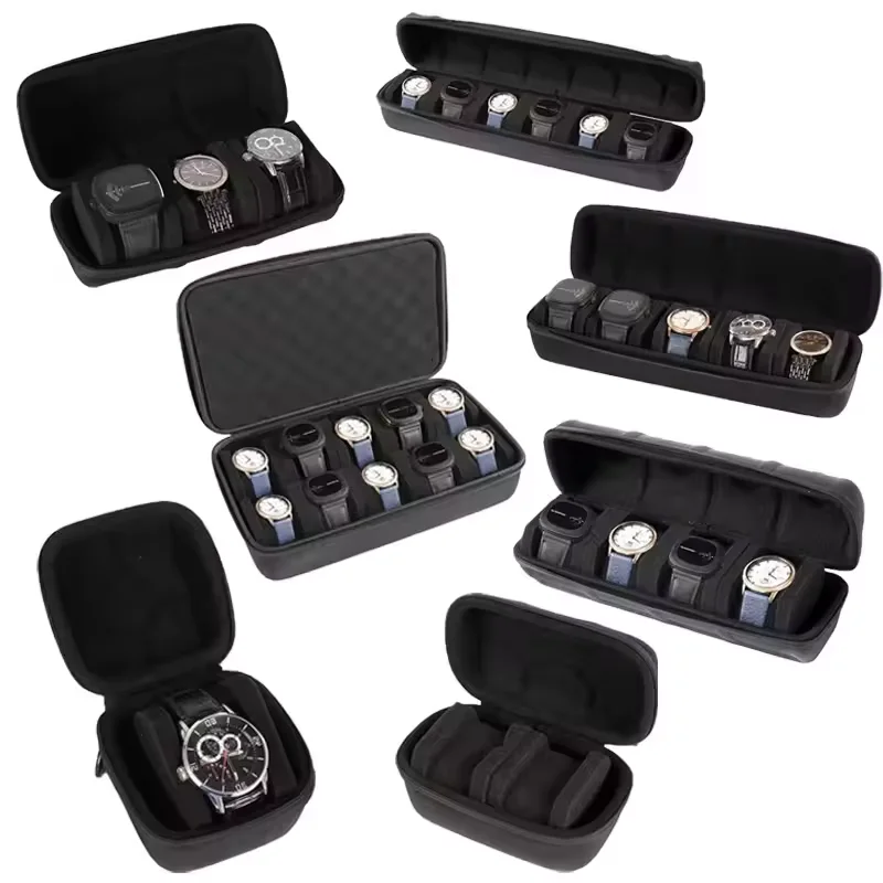 Watch Box Travel Roll Case For 1/2/3/4/5/6 Watches Storage Watch Protector Organizer Shockproof Display Case For Men Women watch storage box watch storage pouch watch storage bag watch protector watch display stand