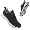 LiXingMing Women Golf Shoes Pink Professional Golfer Sport Sneakers Men Non-slip Spikeless Golf Turf Golfing Walking Shoes 6