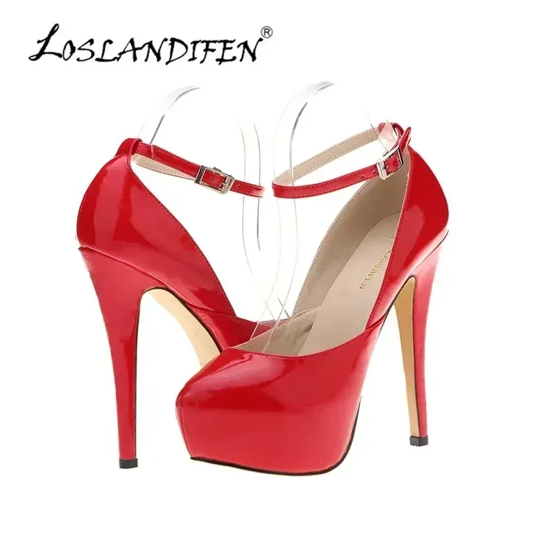 LargeSize3544MenPumpsSexyPlatformPeepToe14cmExtremelyHigh — free download