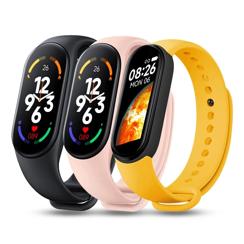 M7 الذكية ووتش الرجال النساء Smartband M7 القلب معدل Smartwatch اللياقة