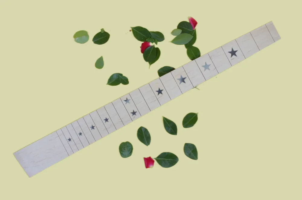 

Аксессуары для гитары, 1 шт., со звездным рисунком, для шеи гитары 22 лада, 25,5 дюйма, сменные детали для гитары «сделай сам», Luthier