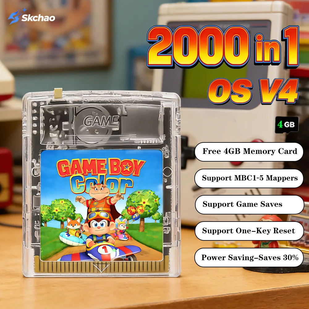 Ultimate Retro Gaming Collection: 2000 Classic Games with One-Key Return & 4GB Storage
