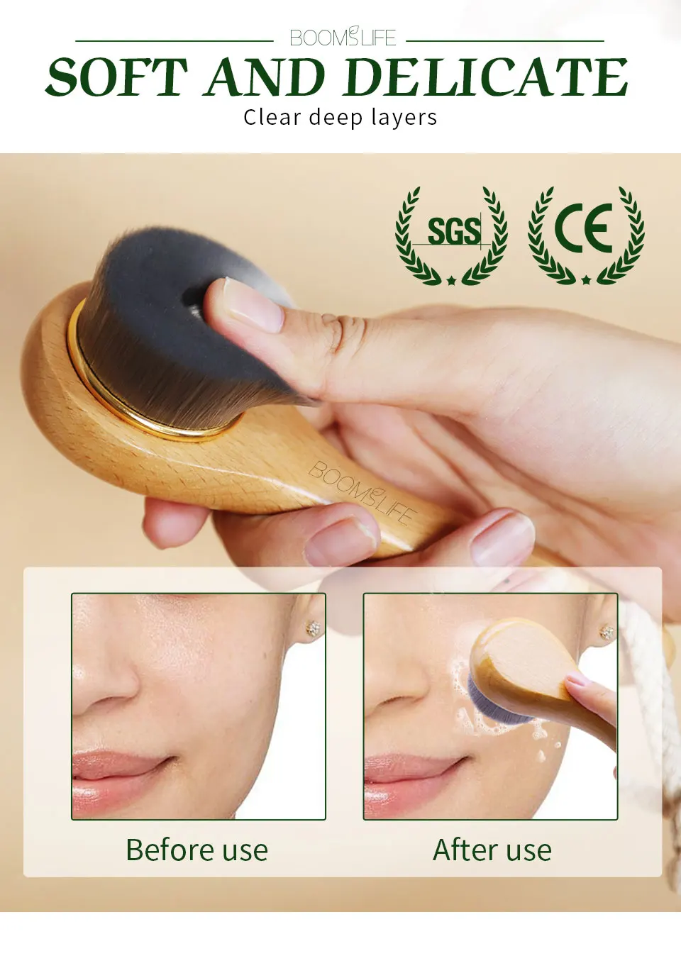 Personalized Name Superfiber Fiber Exfoliating Face Cleansing Brush Facial  Brush for Deep Pore Cleansing Face Brush Beauty Tool - AliExpress