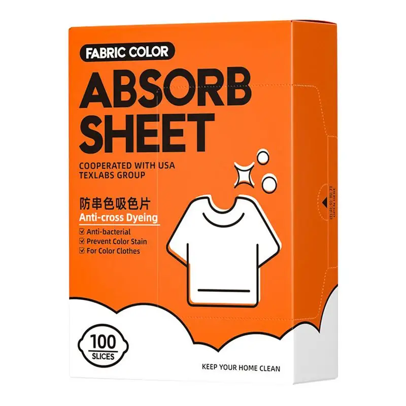 

Laundry Paper Sheets Washing Machine Color Absorption Sheet Laundry Tablets Laundry Paper 100pcs Anti-Staining Clothes Sheets