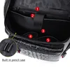 Crocodile Genuine Leather 15.6 inch Laptop Backpack Men Travel Bags Bagpack Waterproof Big Backpack For Teenager Schoolbag 2