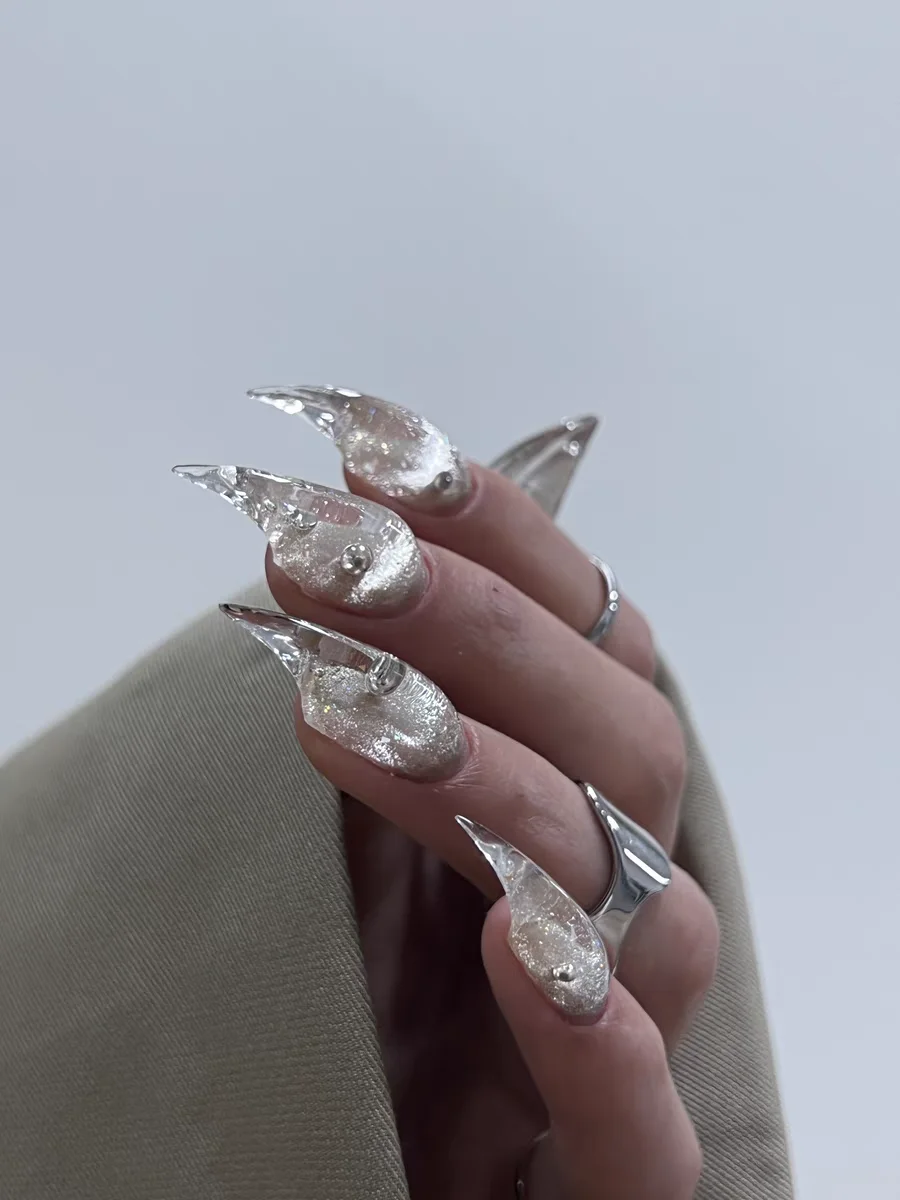 1Pc Dragon Claw 3D Acrylic Mold Nail Art Decorations  DIY Silicone Nail Templates Nail Mold 3