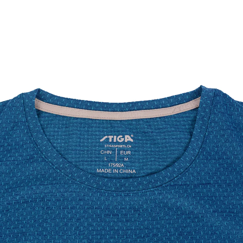 Stiga Table Tennis Clothes Sportswear Quick Dry Short Sleeved Men Ping Pong Shirt Badminton Sport Jerseys