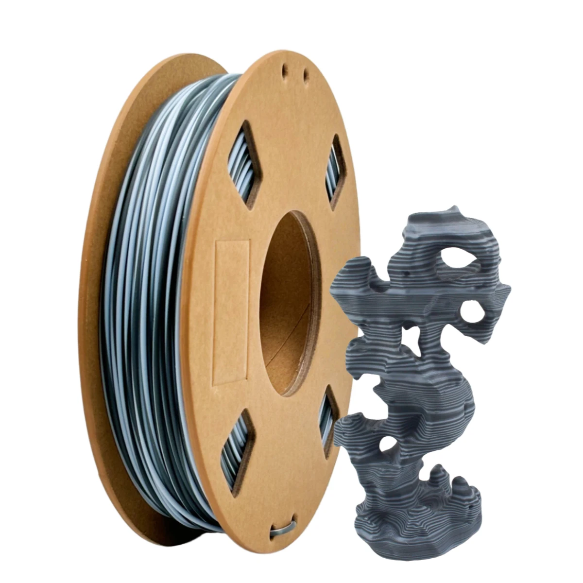 Vibrant Multicolor Silk PLA Filament - 1.75mm, 250g