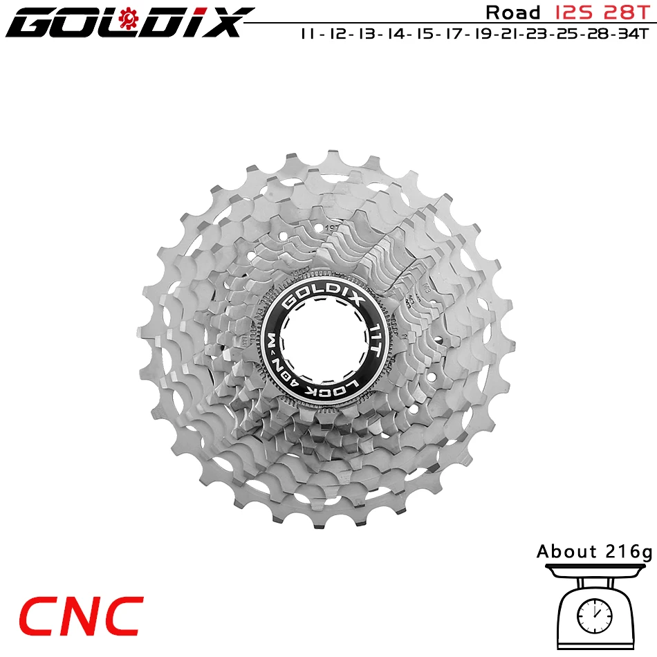 GOLDIX 超軽量 CNC ロードバイクカセット 11/12 スピード k7 11S