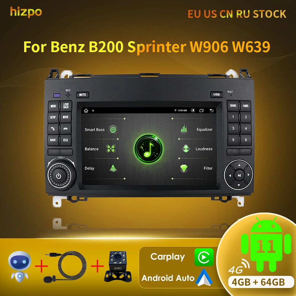 Hizpo 7 Inch Octa Core Gps Head Unit For Mercedes Benz B200 B Class