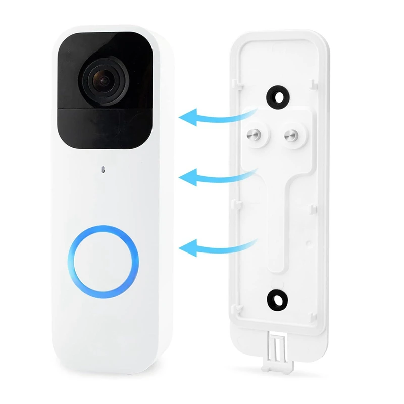 Backplate Replacement For Blink Video Doorbell, Back Plate Part With Mount Replacement Accessories (White-2 Pack)