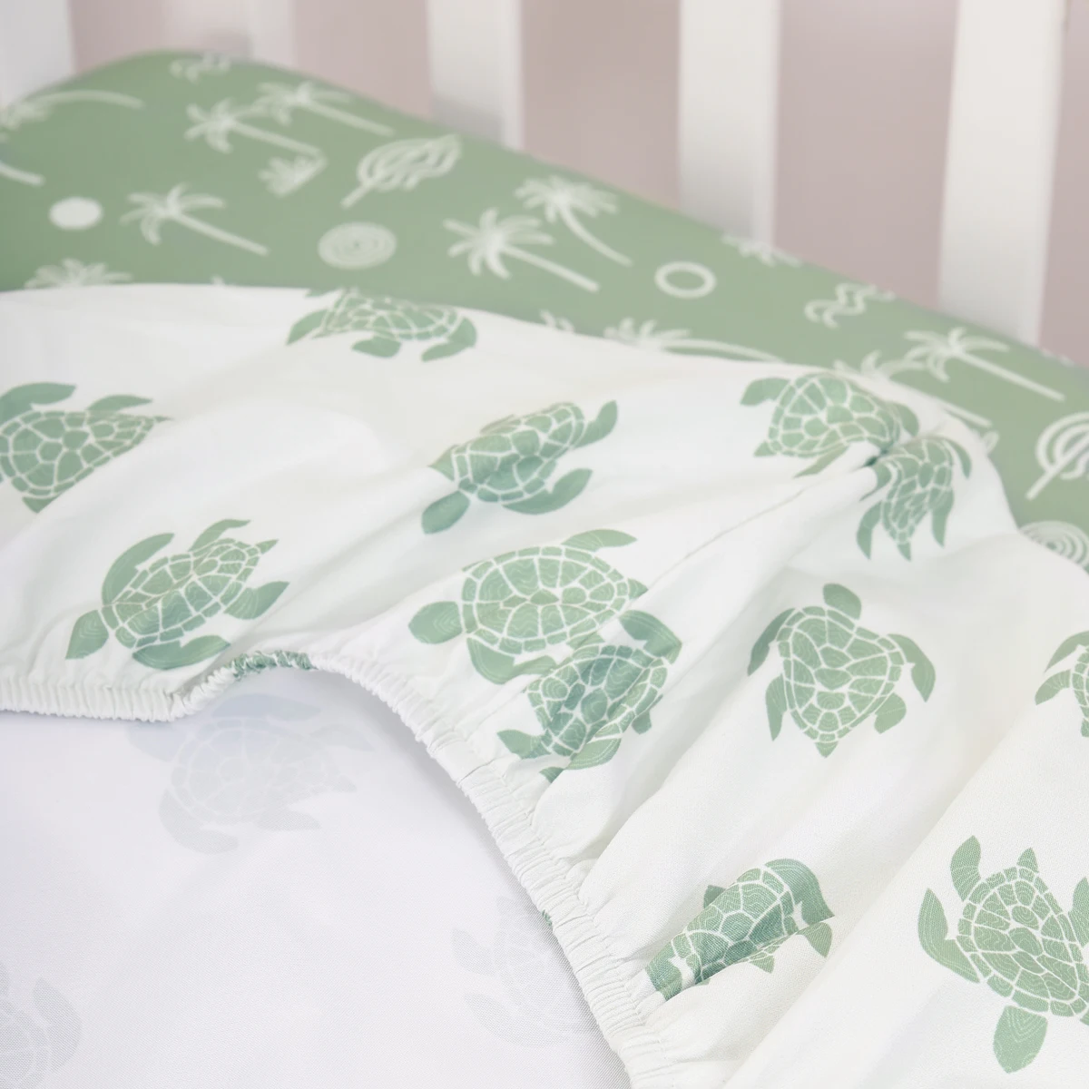 2pcs Set New Design Polyester Baby Bed Sheet Newborn Crib Bedsheet Size 70x130cm Kangobaby #My Soft Life#